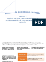 Medidas de Posición No Centrales