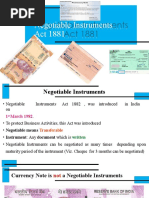 Negotiable Instrument Act 1881