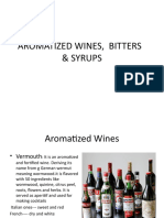 Aromatized Wines & Bitters