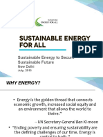 Sustainable Energy To Secure Sustainable Future: New Delhi