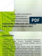 Taksonomi Tumbuhan Dan Hewan Yang Digunakan Sebagai Obat - Putri Agiel