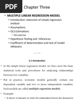 Chapter 4 Multiple Regression Model