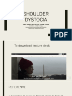 Shoulder Dystocia: Ina S. Irabon, MD, Fpogs, FPSRM, Fpsge