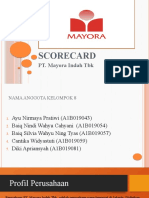 Analisis Balance Scorecard PT. Mayora Indah TBK