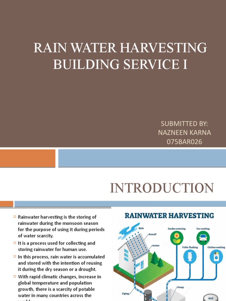 Rainwater Harvesting Overview and Benefits | PDF | Surface Runoff ...