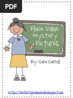 Place Value Mystery Pictures TPT Preview PDF