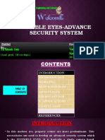 Invisible Eyes-Advance Security System: Vashishth N Kumar