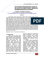 Studi Evaluasi Sistem Pengkondisian Udara Di Jurusan Teknik Elektro Dengan Menggunakan Software