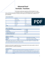 Advanced Excel 1