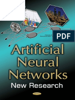 Book Artificial Neural Networks New Research by Gayle Cain