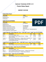 Cat Electronic Technician 2018C v1.0 Product Status Report