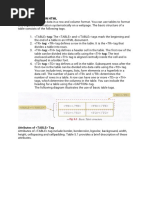 CREATING TABLES, Links IN HTML