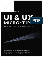 UI & UX Micro Tips - The Ultimate Collection