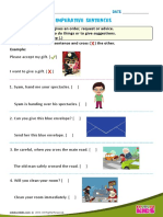 Imperative Sentences: Name Date