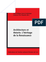 Garric Jean-Philippe, Lemerle Frédérique, Pauwels Yves, Architecture Et Théorie. L'héritage de La Renaissance"
