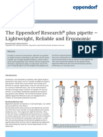 Application Note 197 - The Eppendorf Research Plus Pipette - Lightweight, Reliable and Ergonomic