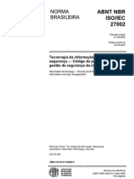 NBR - ISO - 27002 para Impressão