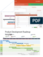 Product Development Roadmap Template - Ws