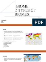 Biome and Types of Biomes: Merin James S5 B Mcap