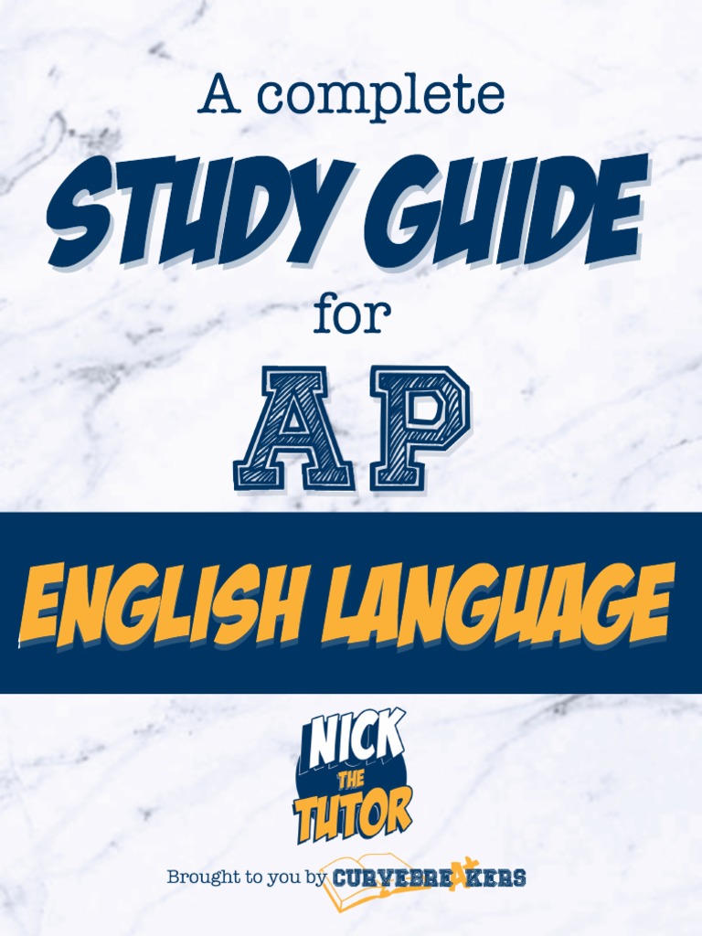 AP English Language Study Guide | PDF | Essays | Question