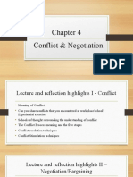 Chapter 4 Conflict & Negotiation