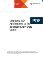 Migrating IDD Applications To The Business Entity Data Model