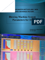 Blowing Machine System Parameters for 1L