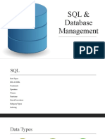SQL & DB MGMT