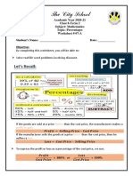 Class 8 Math Worksheet 07-A