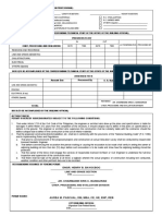 Line and Grade (Geodetic) Civil/Structural Electrical OTHERS (Specify) Receiving and Recording