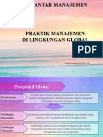 IV. Praktik Manajemen di Lingkungan Global