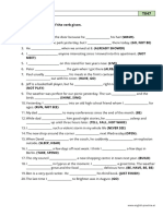 B1 All Tenses T047: Fill in The Correct Form of The Verb Given