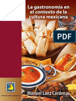 La Gastronomía en El Contexto de La Cultura Mexicana - Manuel Lanz Cárdenas - Instituto Campechano