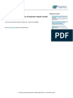 Thermal-Optical Analysis of Polymer-Liquid Crystal Microfibers