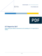 ICT Report For 2017: Approved by The Board of Governors at Its Meeting of 17-19 April 2018 in Tallinn