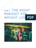 Right Mindset For Weight Loss