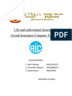 Life and Endowment Insurance