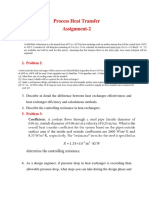 Process Heat Transfer Assignment-2: 1. Problem 1