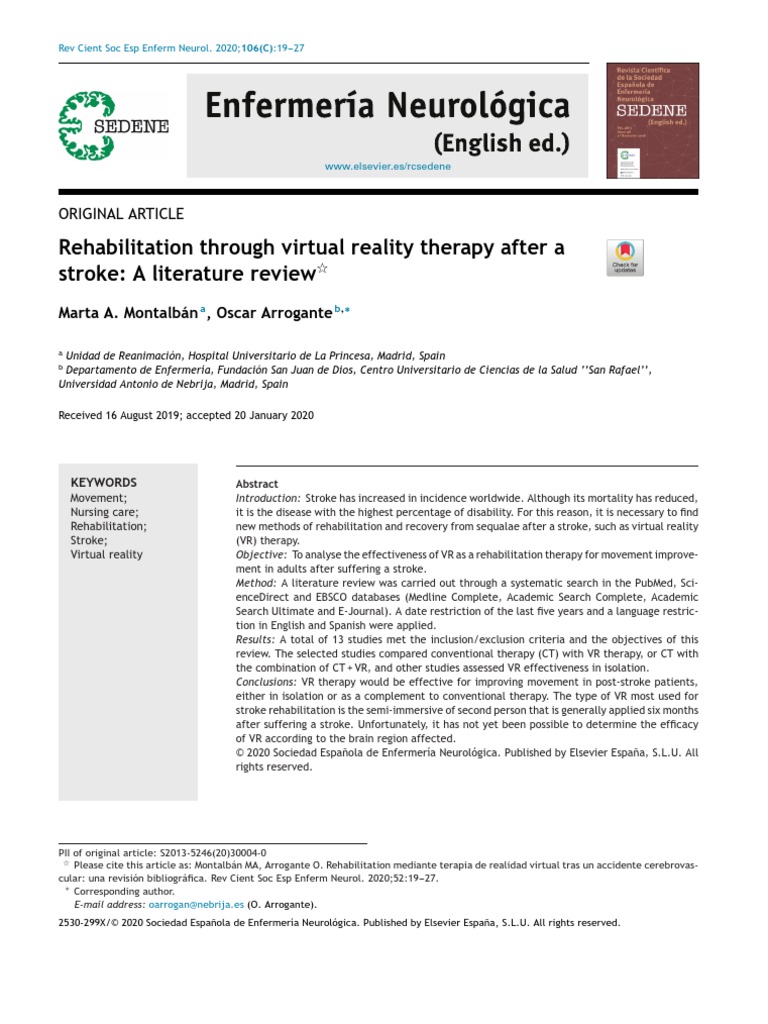 Rehab Through VR Therapy | PDF | Virtual Reality | Health Care