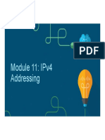 Module 11: Ipv4 Addressing