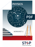 Step Mdcat Physics Worksheet#2