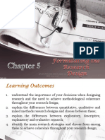 CH 5 - Research Design