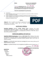 Nomination Du SG Et de LIGS Du 21-01-20