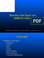 8 L4, Basline Vital Signs 2