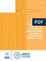 The Impact of The COVID-19 Pandemic On The Tourism Sector in Latin America and The Caribbean, and Options For A Sustainable and Resilient Recovery