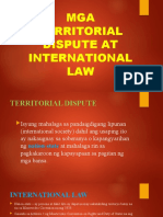 Mga Territorial Dispute at International Law