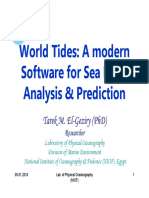 World Tides: A Modern Software For Sea Level Analysis & Prediction