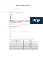 Soal Formatif I + Pembahasan