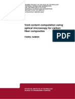 Void Content Computation Using Optical Microscopy For Carbon Fiber Composites