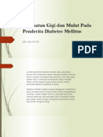 Kesehatan Gigi Dan Mulut Pada Penderita Diabetes Mellitus